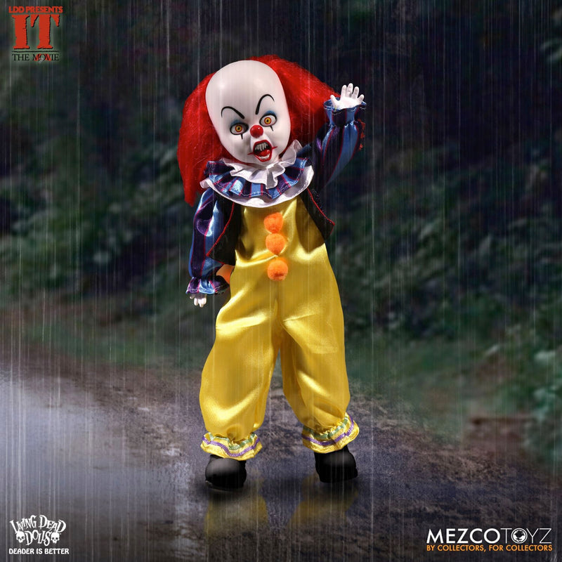 Living Dead Dolls Presents IT (1990) Pennywise side angle