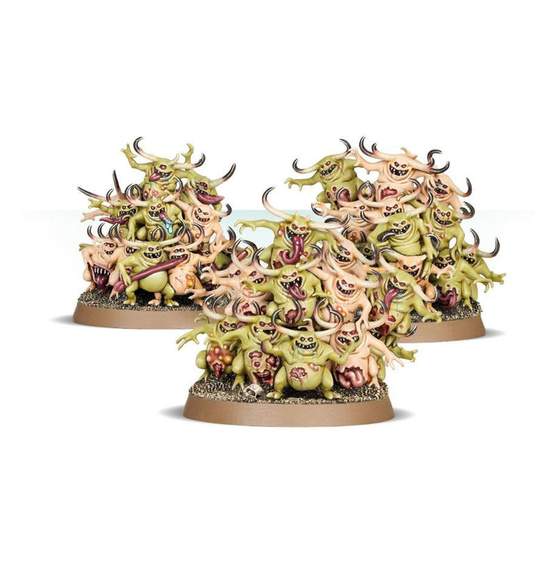 MAGGOTKIN OF NURGLE: NURGLINGS, side angle