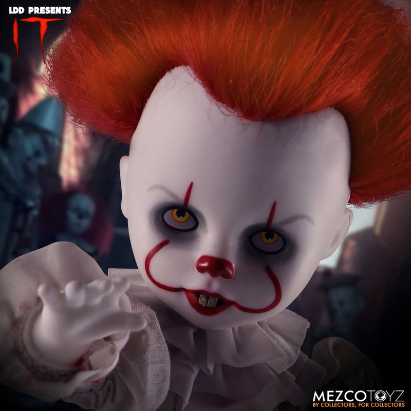 Living Dead Dolls Presents IT (2017) Pennywise close up detail