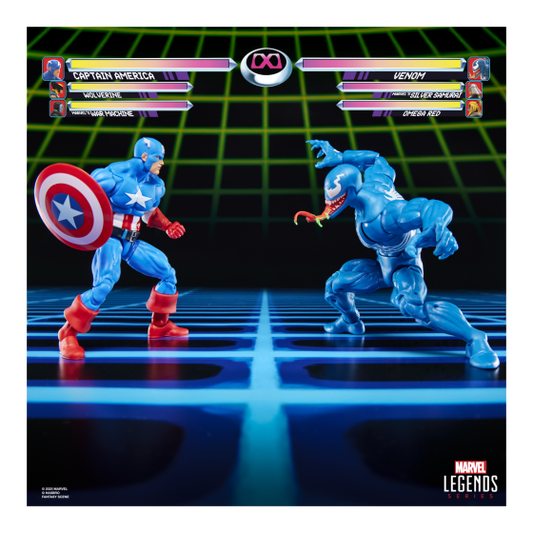 Marvel Legends Series Gamerverse Captain America vs Venom