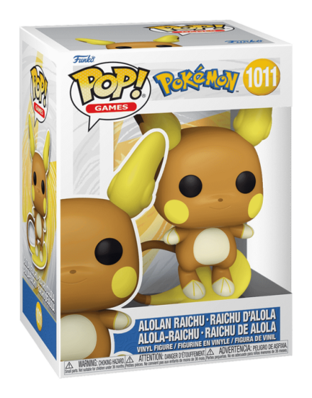 Pokemon - Alolan Raichu Funko Pop! Vinyl Figure £13.99