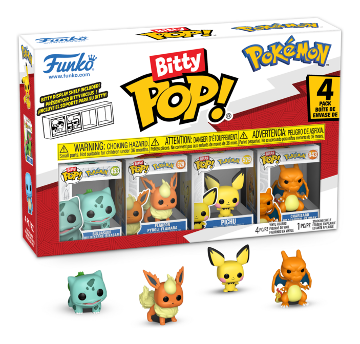 Bitty Pop! - Pokemon - Bulbasaur 4 Pack - Image