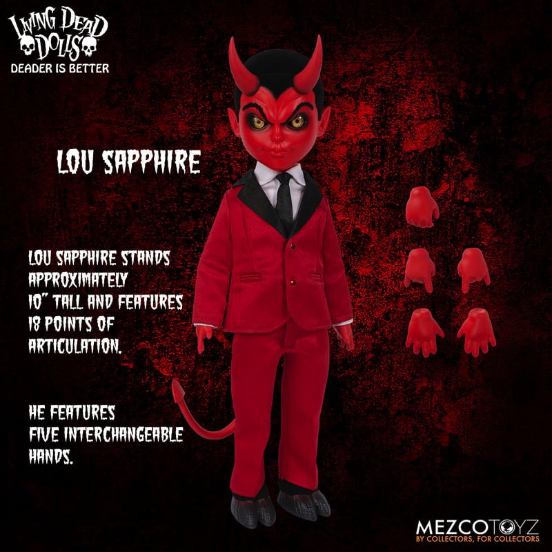 The Return of the Living Dead Dolls Lou Sapphire front view