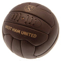 West Ham United FC Retro Heritage Football, alternate view