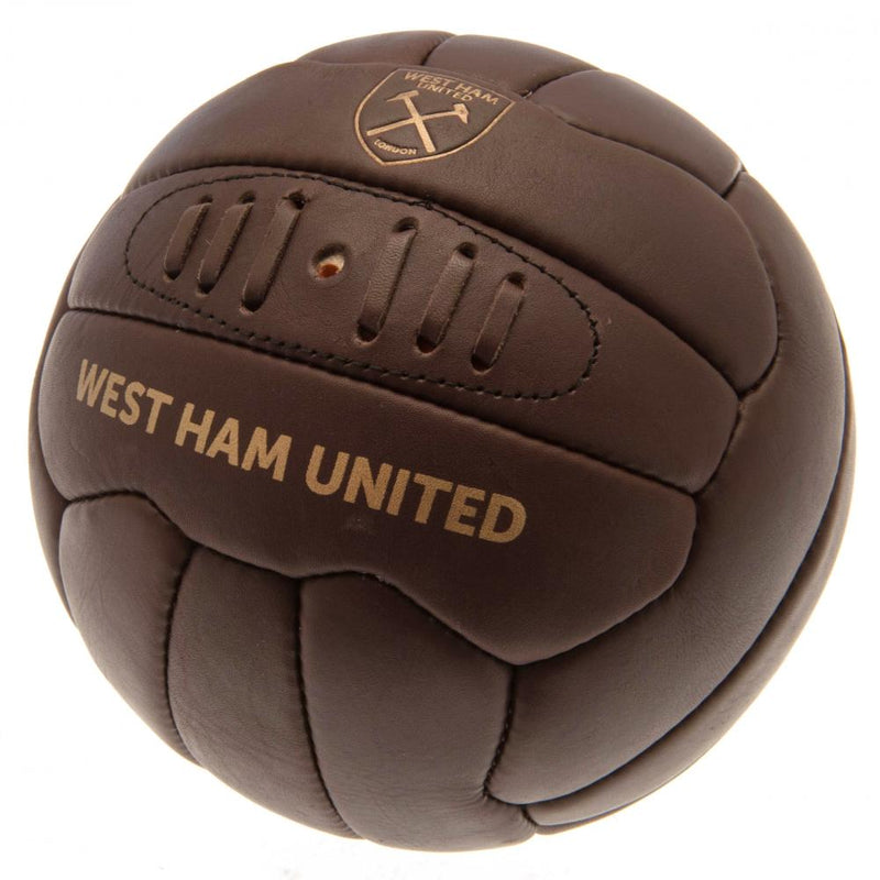 West Ham United FC Retro Heritage Football, alternate view