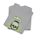 'Vinyl Ain't Dead' Headphones Men's T-Shirt, rear view