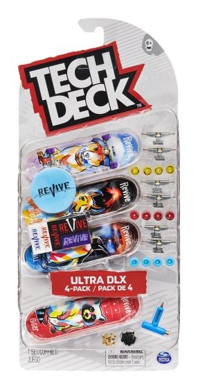 Tech Deck 96mm Fingerboard 4 Pack Assorted