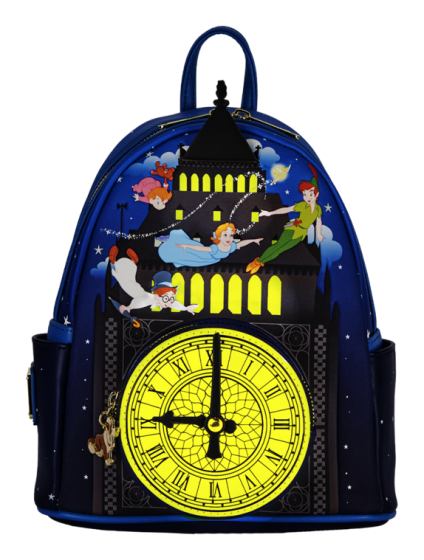 Loungefly Peter Pan Glow Clock Mini Backpack