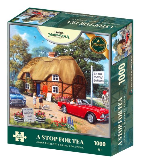 Nostalgia Collection: A Stop For Tea 1000 Piece Jigsaw Puzzle