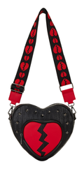 Loungefly Figural Broken Heart Crossbody Bag