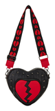 Loungefly - Figural Broken Heart Crossbody Bag