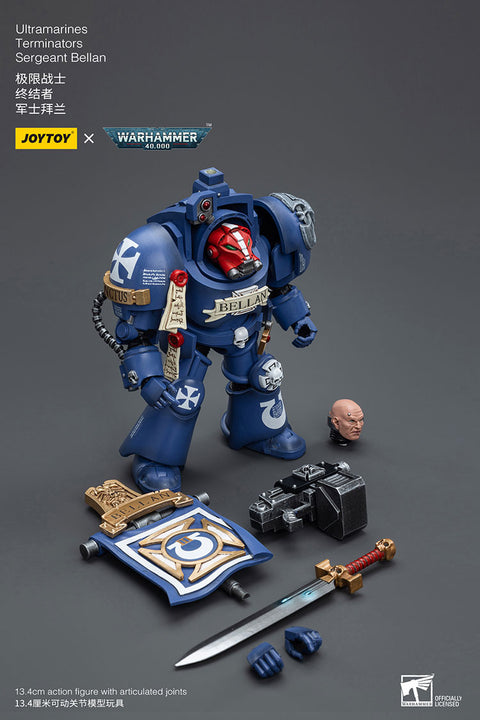 Warhammer 40K 1/18 Scale Ultramarines Terminators Sergeant Bellan