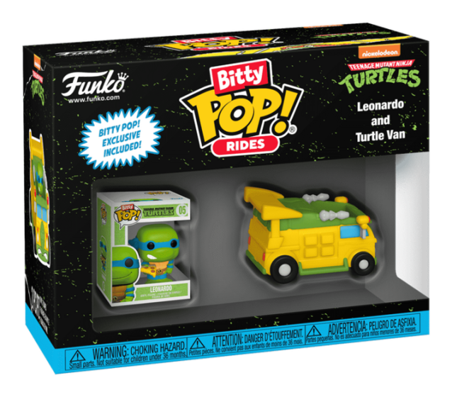 Bitty POP! Ride TMNT Leonardo w/ Turtle Van