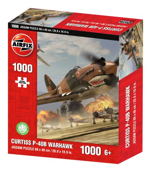 Airfix Curtiss P 40B Warhawk 1000 Piece Jigsaw Puzzle