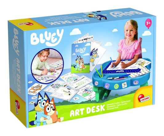 Bluey Art Desk