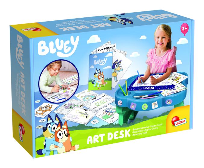 Bluey Art Desk