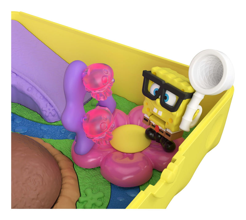 Polly Pocket x SpongeBob Partnership Compact, side angle