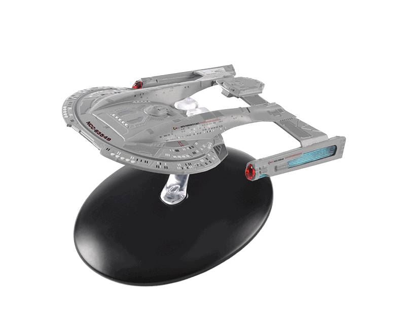 U.S.S. Thunderchild NCC-63549 (Akira class) Model Diecast Ship (Eaglemoss / Star Trek), alternate view