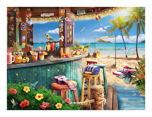 Beach Bar Breezes 1500 Piece Jigsaw Puzzle - Image
