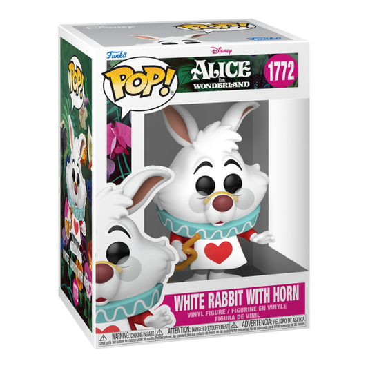 Alice in Wonderland - White Rabbit with Horn Funko Pop! Vinyl Figure