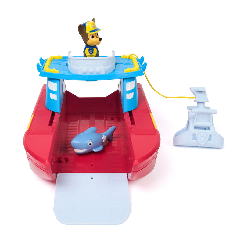 PAW Patrol Sea Patroller Vehicle with Chase and Shark Figure - Image