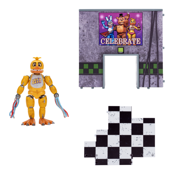 Five Nights At Freddy's - Core Fig Set - Withered Chica Office