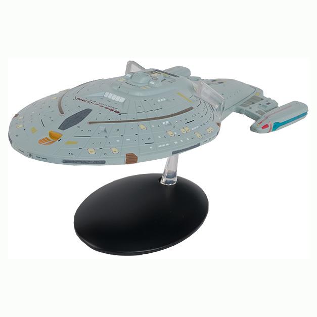 U.S.S. Voyager NCC-74656 XL EDITION Model Diecast Ship (Eaglemoss / Star Trek), side angle