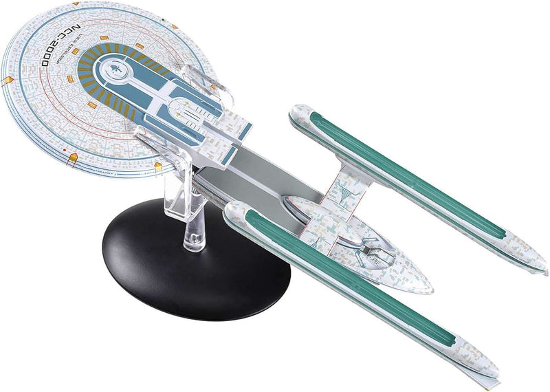 U.S.S. Excelsior NCC-2000 XL EDITION Model Die Cast Ship (Eaglemoss / Star Trek), additional view
