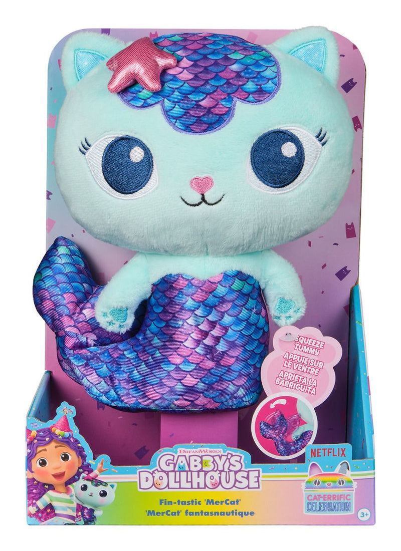Gabby's Dollhouse Deluxe Plush MerCat - Image