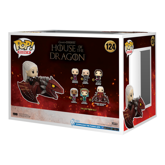 Pop! Ride Deluxe - House Of The Dragon - Rhaenys Targeryen with Meleys
