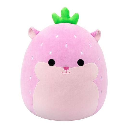 Original Squishmallows 16 Inch Davi the Strawberry Hamster