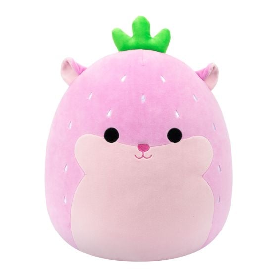 Original Squishmallows 16 Inch Davi the Strawberry Hamster