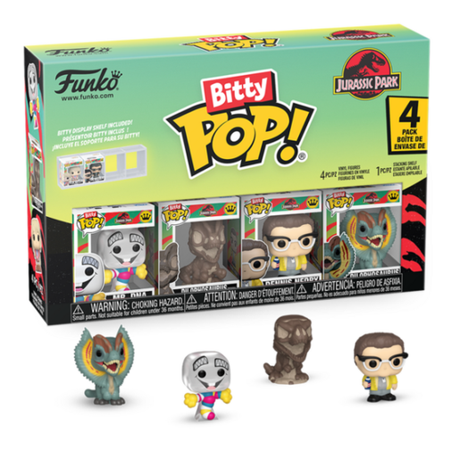 Jurassic Park - Mr DNA 4 Pack Funko Bitty Pop! Vinyl Figures
