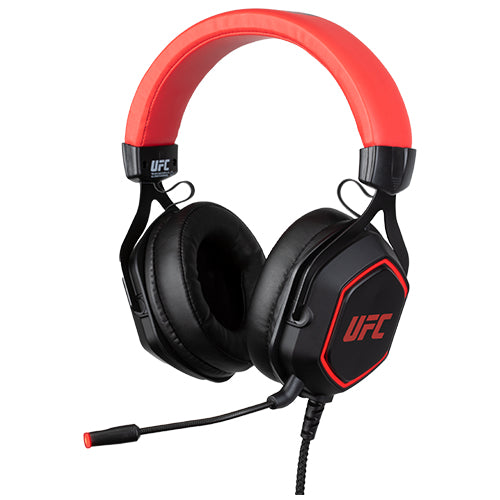 Konix UFC 7.1 Wired Gaming Headset Black Red