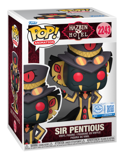 Pop! Vinyl Hazbin Hotel Sir Pentious (chance of chase)