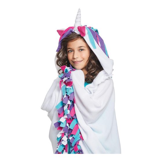 Make It Real Unicorn Hoodie Blanket