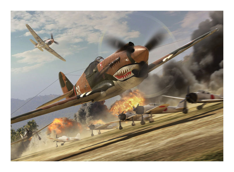 Airfix Curtiss P-40B Warhawk 1000 Piece Jigsaw Puzzle - Image