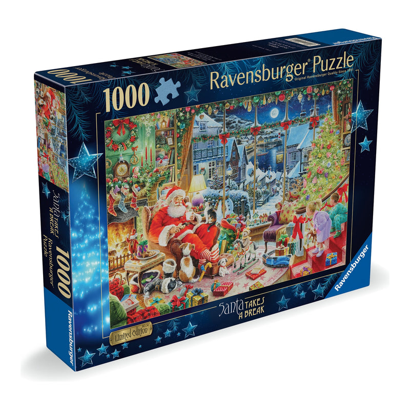 LE No.30 - Santa Takes a Break 1000 Piece Jigsaw Puzzle