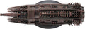 Klingon DASPU' Class Discovery Ships Diecast Model Ship (Star Trek / Eaglemoss), rear view