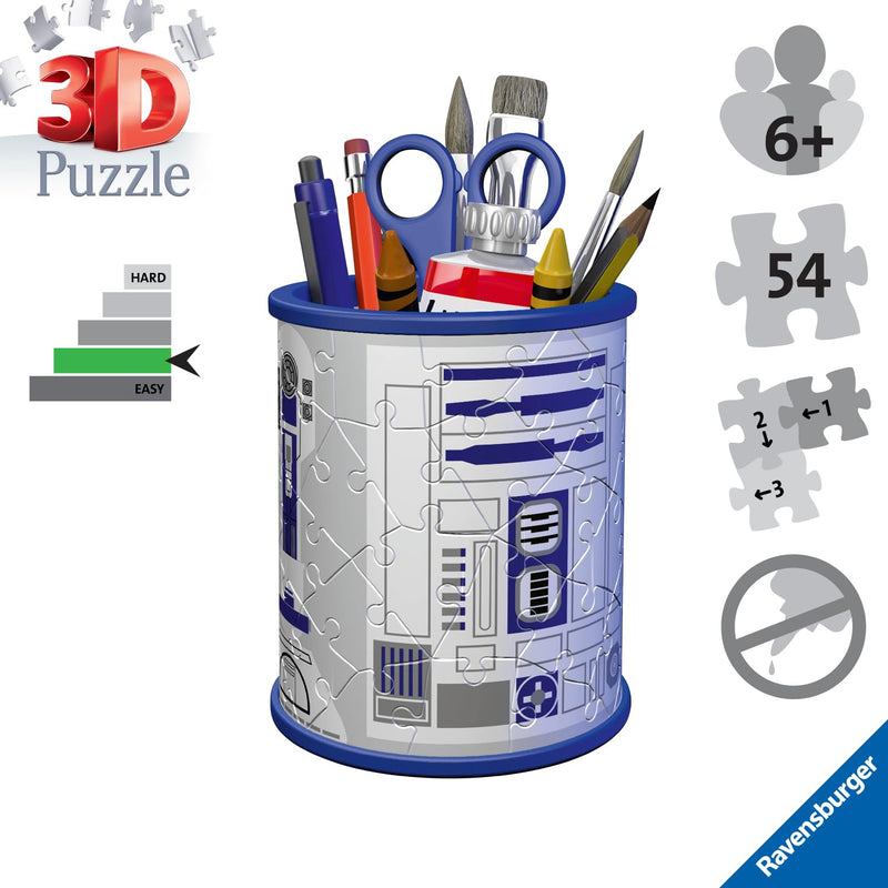Star Wars R2D2 Pencil Holder 54 Piece 3D Puzzle