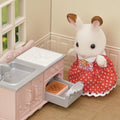 Sylvanian Families Red Roof Cosy Cottage Starter Home for Ages 3 & Up, close-up detail