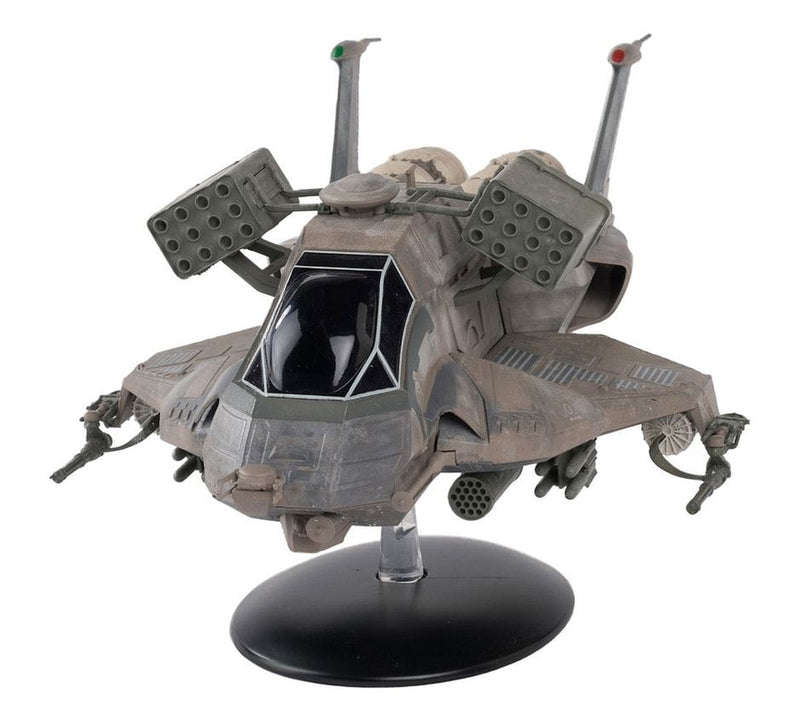 Heavy Raptor Diecast Model Ship (Battlestar Galactica / Eaglemoss), rear view