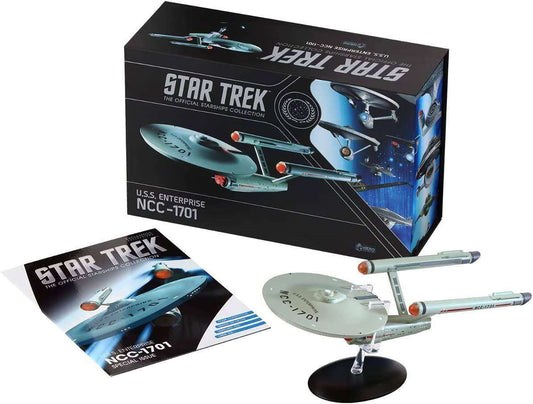 U.S.S. Enterprise NCC-1701 XL EDITION Die-Cast Model Ship TOS (Eaglemoss / Star Trek), alternate view