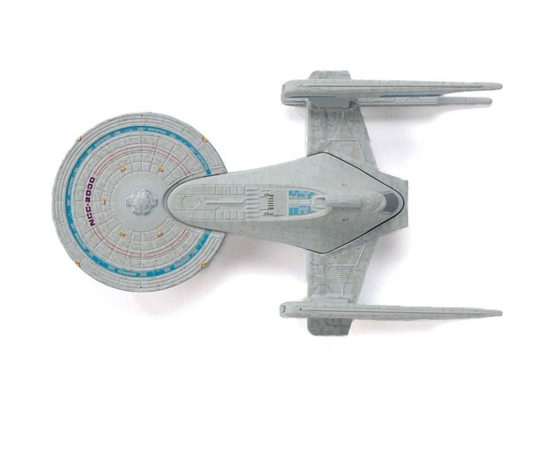 U.S.S. Excelsior (Prototype II) Issue #158 Nilo Rodis Concept Model Diecast Ship (Eaglemoss / Star Trek), packaging shot