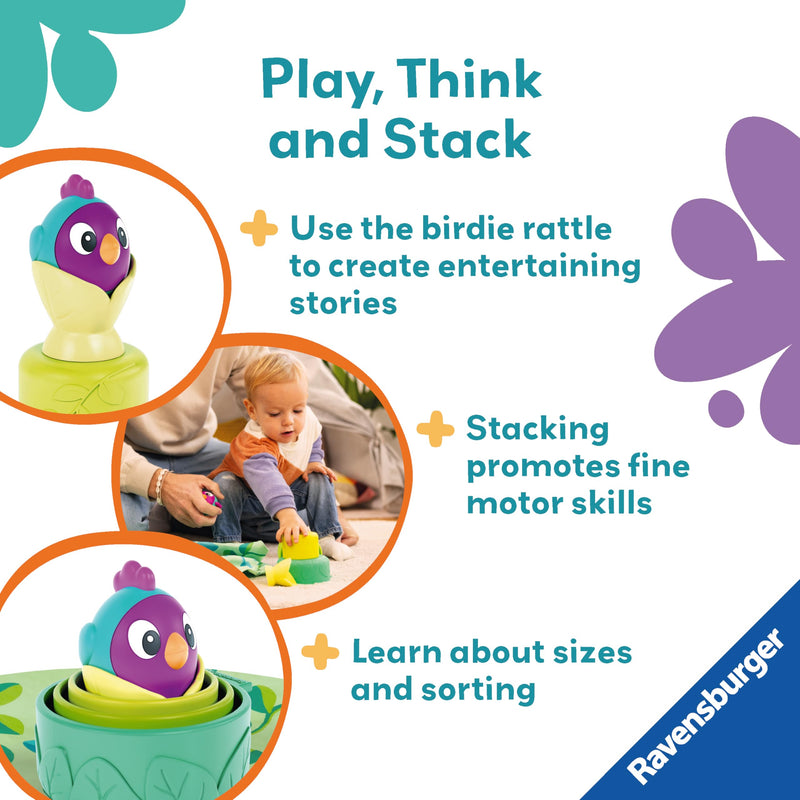 Play+ 3-in-1 Stacking Cups: Bird's Nest