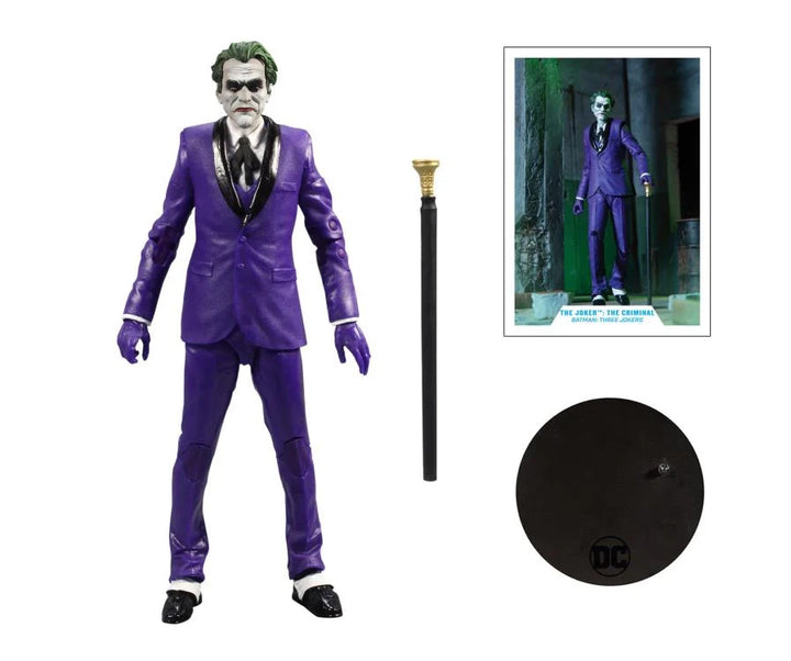 McFarlane DC Multiverse Batman Three Jokers The Joker (The Criminal) 7" Action Figure