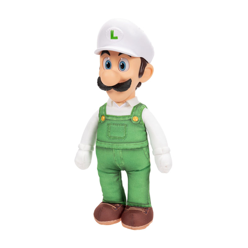 The Super Mario Galaxy Movie - 15" Posable Plush - Fire Luigi - Image
