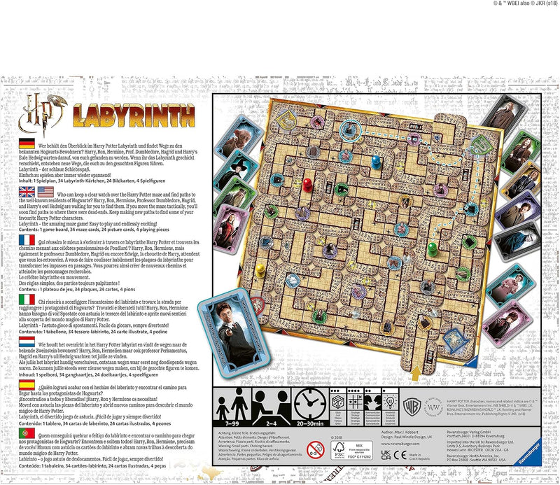 Ravensburger Harry Potter - Labryinth, side angle