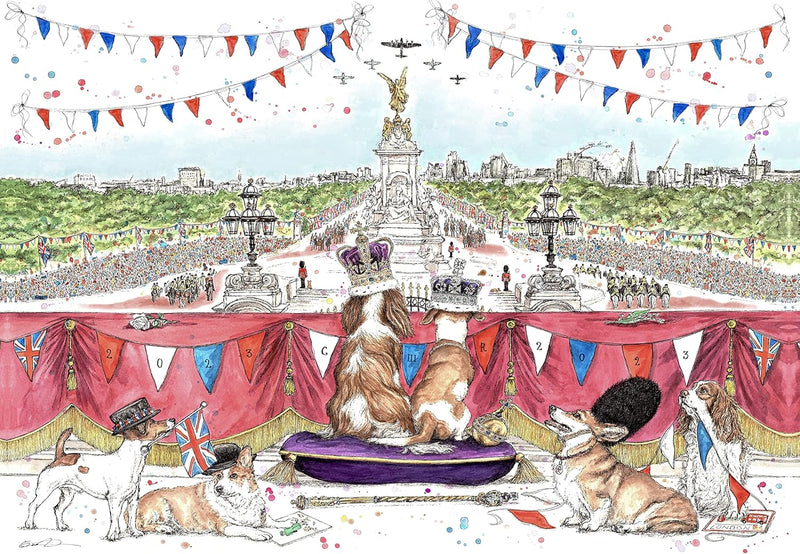 Coronation Capers by Eleanor Tomlinson Ravensburger 1000 Piece Jigsaw Puzzle alternate view 4