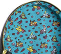 Loungefly Pokemon Gengar Embroidered Wagara Mini Backpack, close-up detail